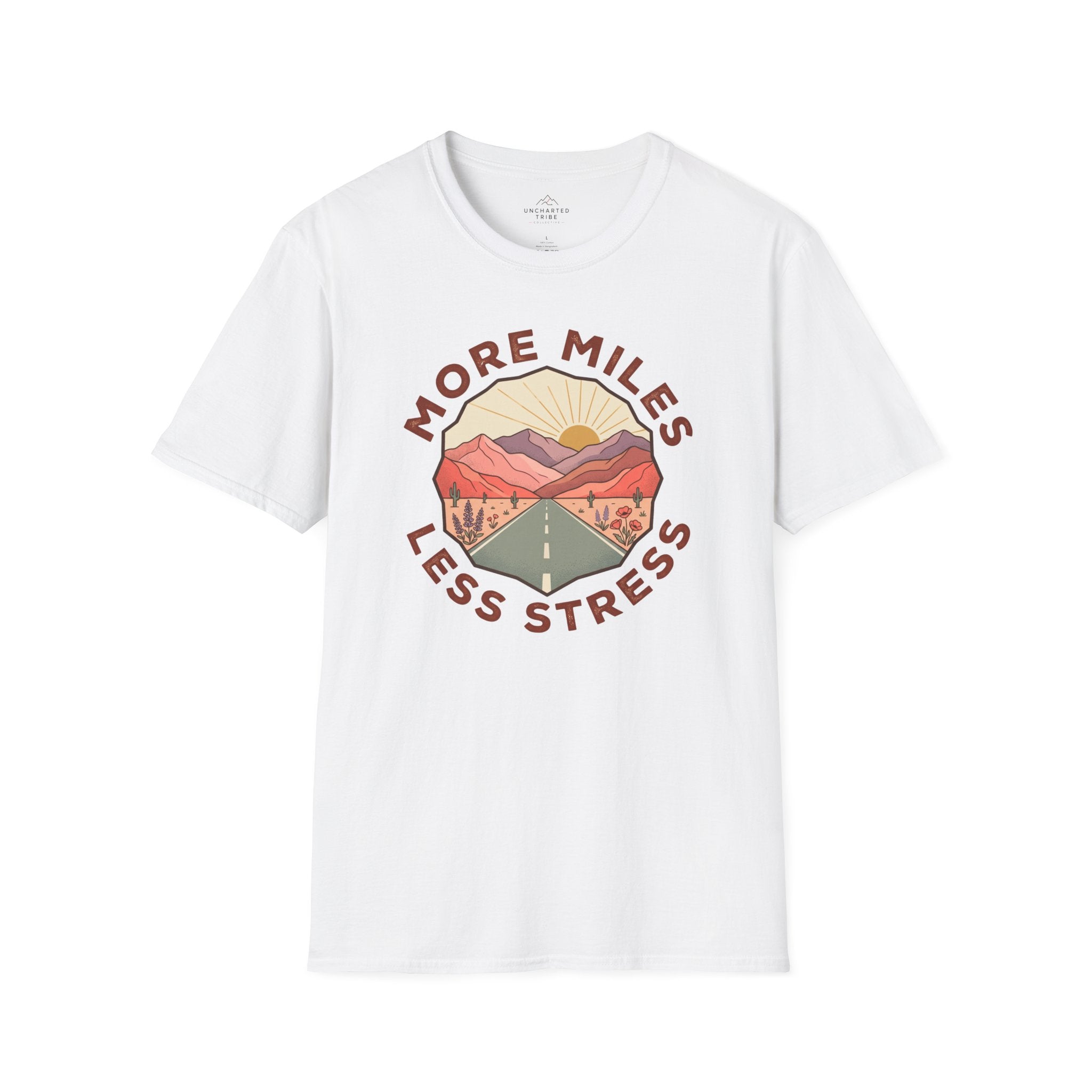 More Miles and Less Stress T-Shirt