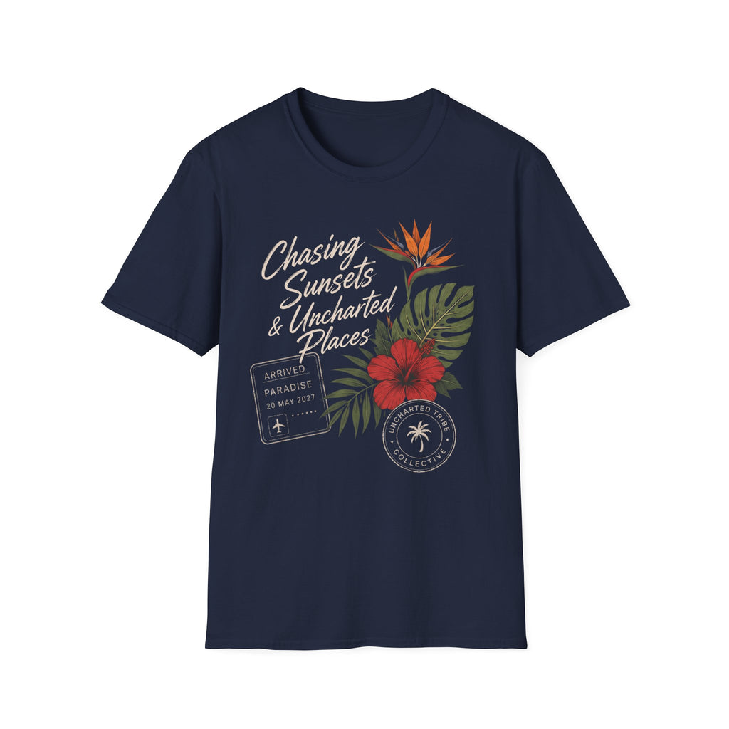 Chasing Uncharted Sunsets T-shirt